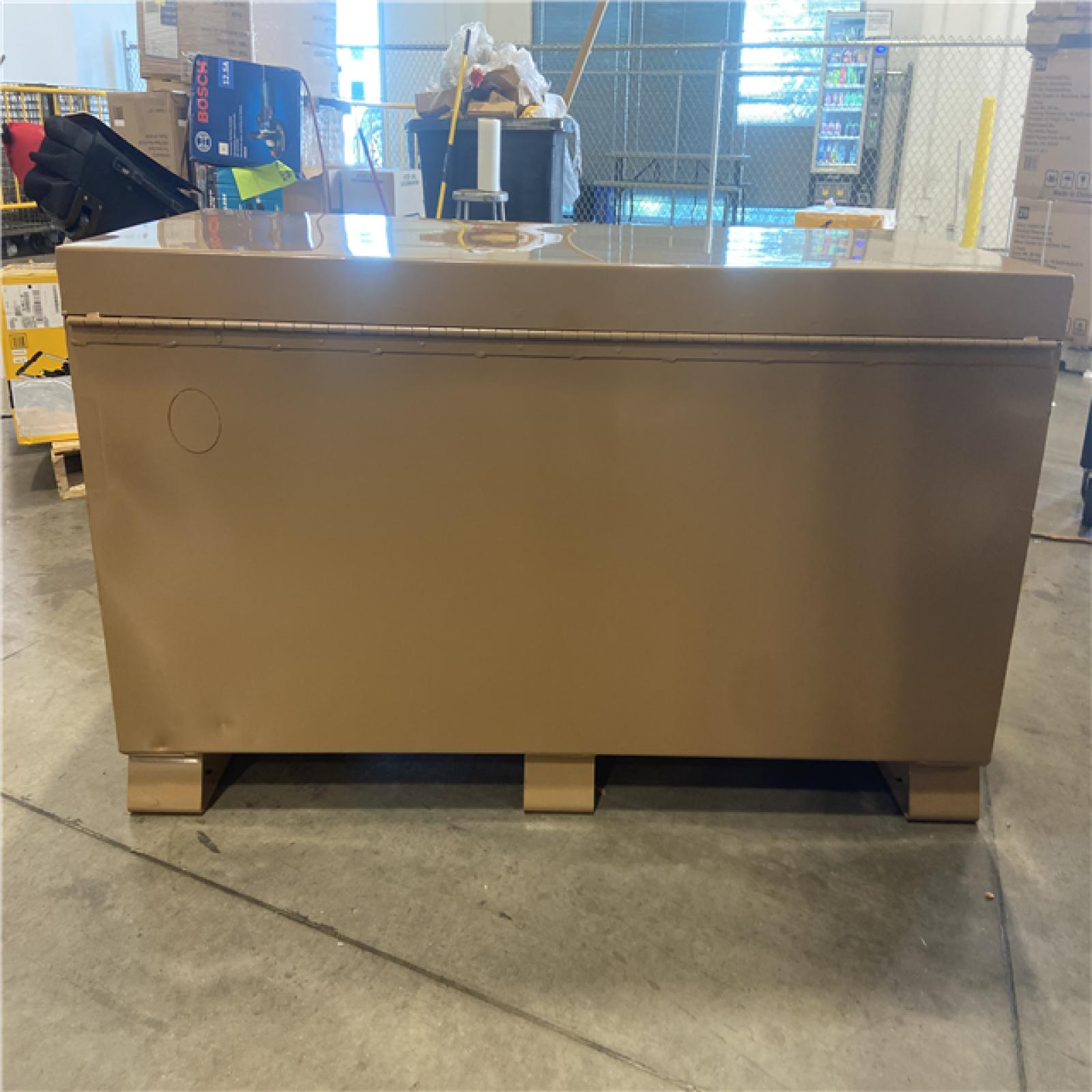 DALLAS LOCATION - Knaack 60 in. W x 24 in. L x 28 in. H, Steel Jobsite Tool Storage Chest