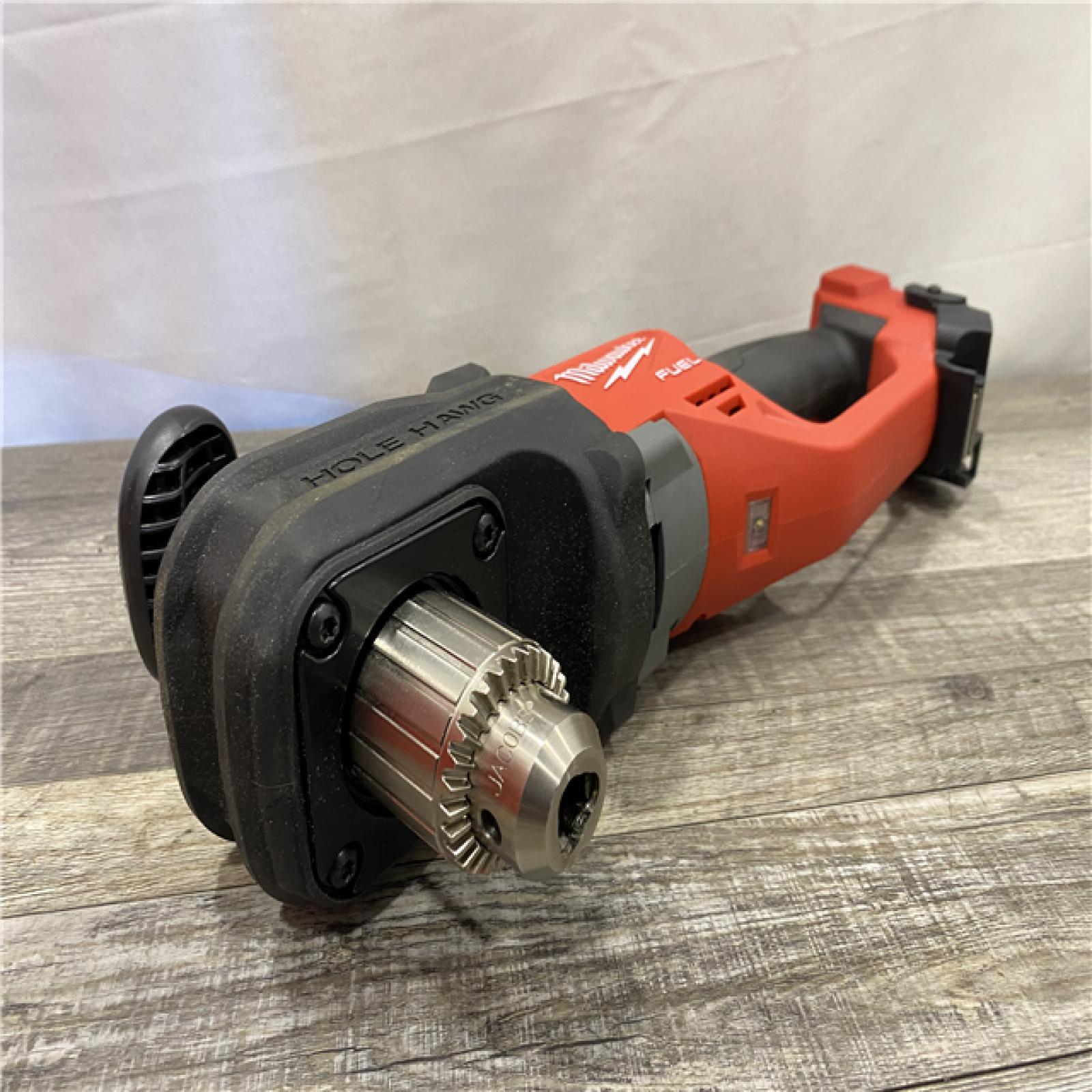 AS-IS Milwaukee FUEL GEN II 18V Lithium-Ion Brushless Cordless 1/2 in. Hole Hawg Right Angle Drill (Tool-Only)