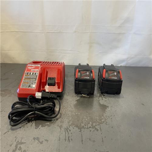 AS-IS- M18 18-Volt Lithium-Ion XC Starter Kit with Two 5.0Ah Batteries and Charger