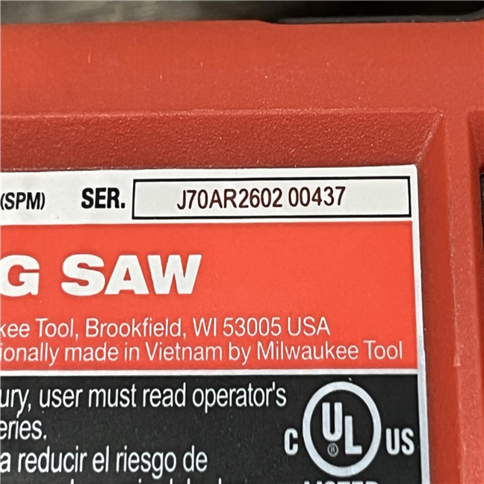 AS-IS Milwaukee FUEL 18V Lithium-Ion Brushless Cordless Jig Saw (Tool-Only)