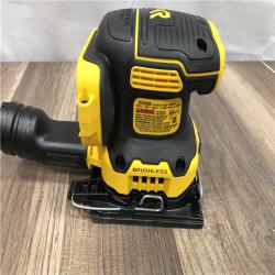 AS-IS  DEWALT 20V MAX XR Cordless Brushless 1/4 Sheet Variable Speed Sander (Tool Only)