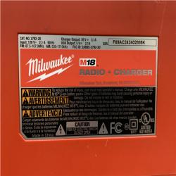 AS-IS Milwaukee M18 Lithium-Ion Cordless Jobsite Radio/Charger