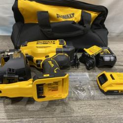AS-IS DEWALT 20V MAX Lithium-Ion 15-Degree Electric Cordless Roofing Nailer Kit