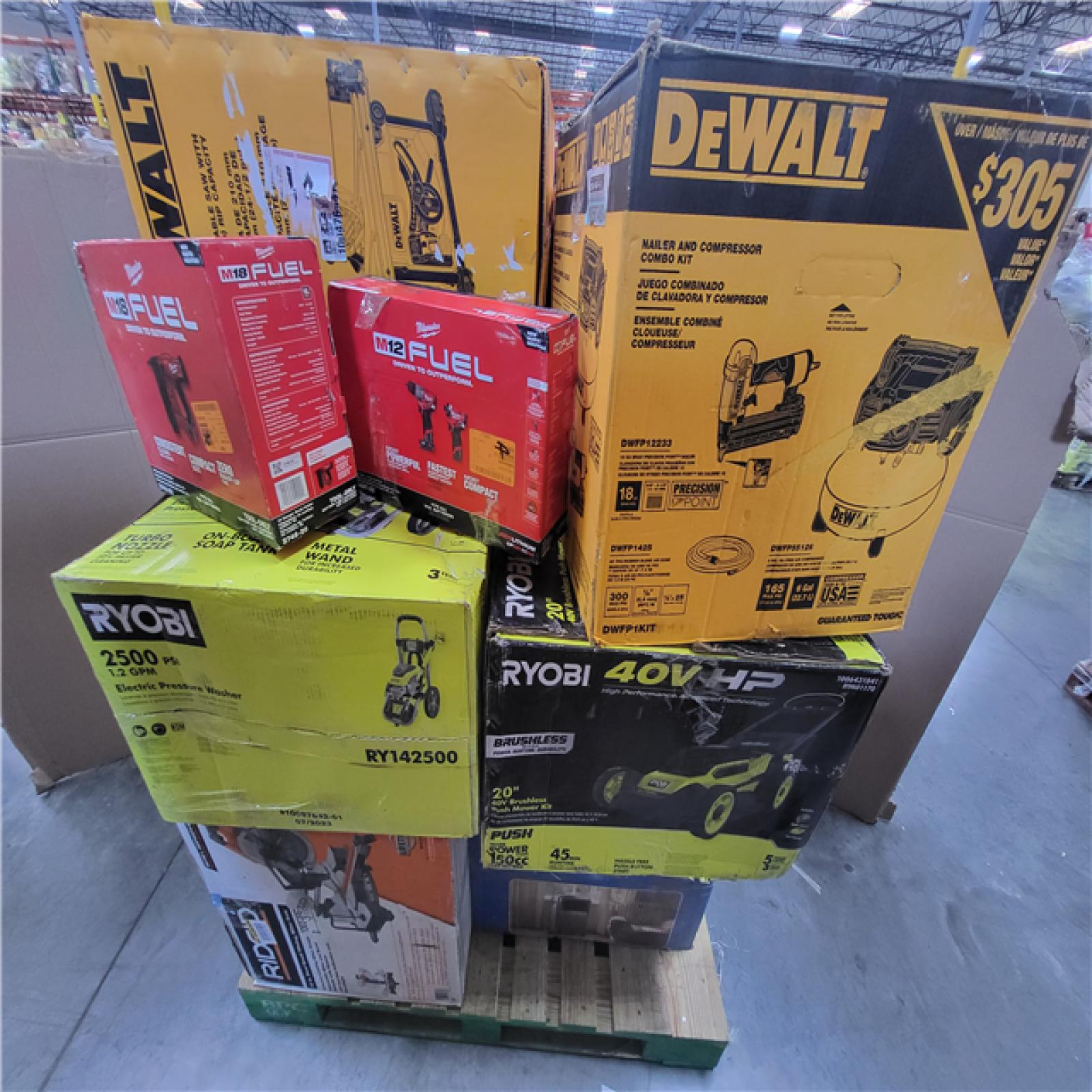 CALIFORNIA AS-IS TOOL PALLET