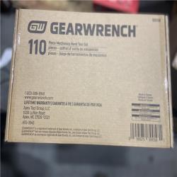 NEW! -  GEARWRENCH 1/4 in.  3/8 in. and 1/2 in. Drive Standard and Deep SAE/Metric Mechanics Tool Set (110-Piece)