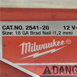 AS-IS Milwaukee M12 FUEL 18 Gauge Compact Brad Nailer (Tool-Only)