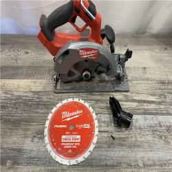 AS-IS Milwaukee FUEL 18V Lithium-Ion Brushless Cordless 7-1/4 in. Circular Saw (Tool-Only)