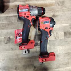 HOUSTON LOCATION - AS-IS (APPEARS LIKE NEW) MILWAUKEE M18 FUEL 18V Lithium-Ion Brushless Cordless Hammer Drill and Impact Driver Combo Kit (2-Tool) with 2 Batteries