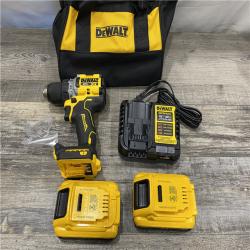 AS-IS DEWALT 20V XR Lithium-Ion Cordless Brushless 1/2 in. Drill/Driver Kit