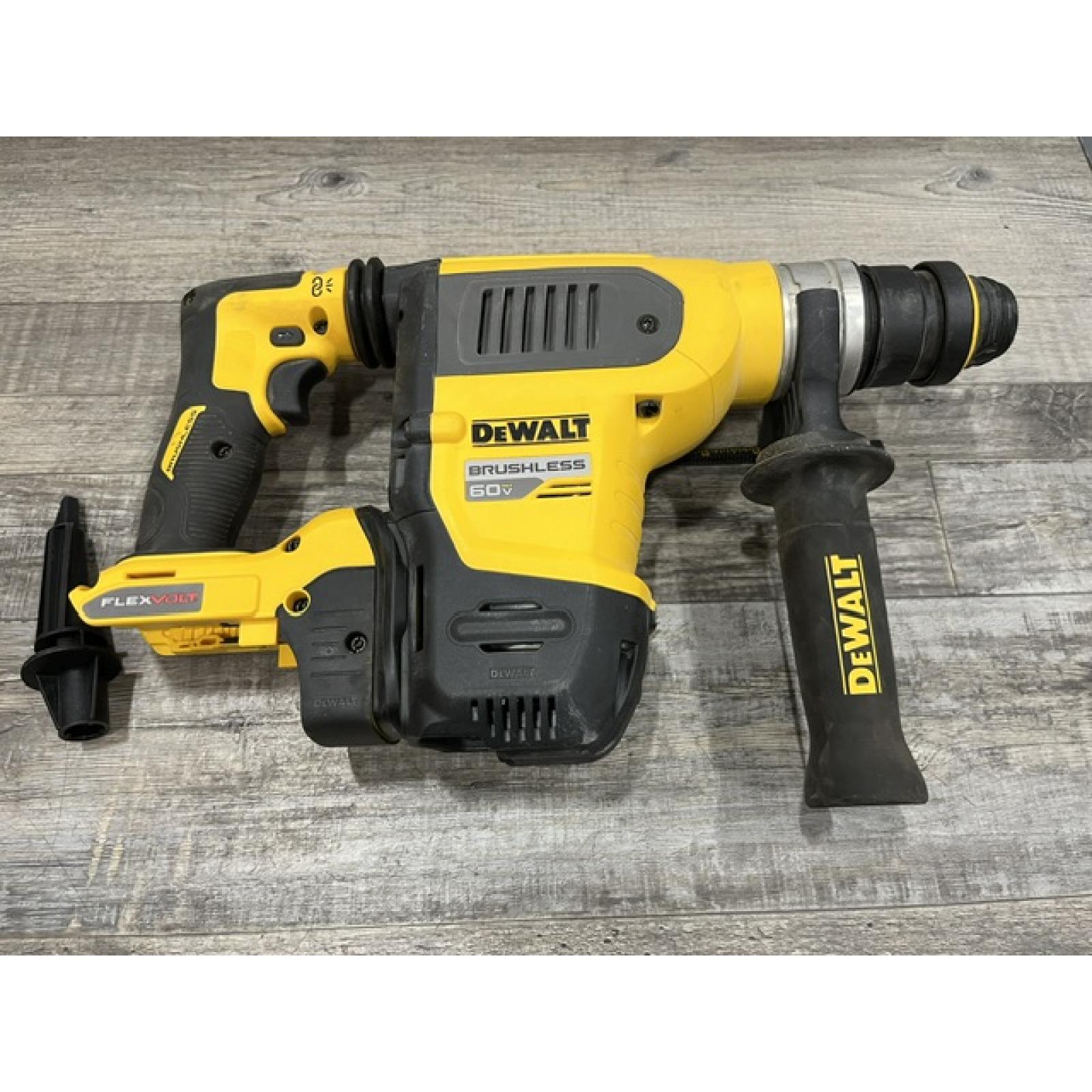 AS-IS DEWALT FLEXVOLT 60V MAX Cordless 1-1/4 in. SDS Plus Rotary Hammer (Tool Only)