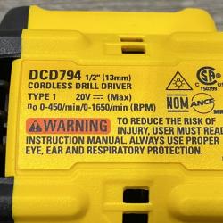 AS-IS DEWALT ATOMIC 20-Volt MAX Lithium-Ion Cordless (2-Tool) Combo Kit