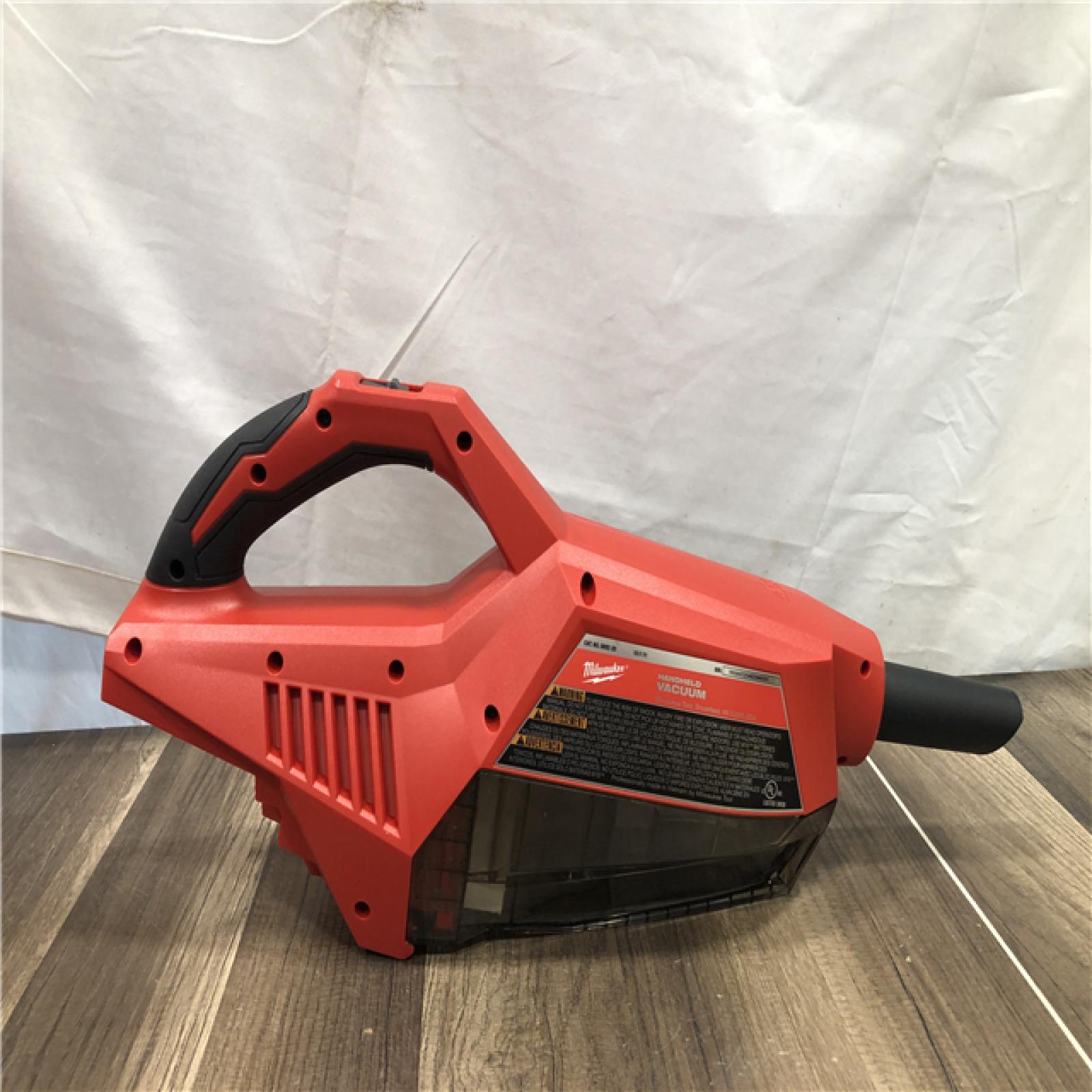 AS-IS  Milwaukee 18-Volt Lithium-Ion Brushless Bagless Cordless HEPA Handheld Vacuum