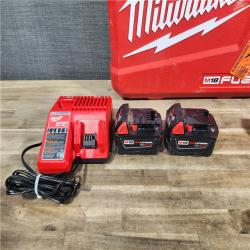 HOUSTON LOCATION - AS-IS MILWAUKEE M18 FUEL 18V Lithium-Ion Brushless Cordless Hammer Drill and Impact Driver Combo Kit (2-Tool) with 2 Batteries