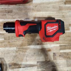 HOUSTON LOCATION - AS-IS Milwaukee 18V Lithium-Ion Cordless Short Throw Press Tool with 3 PEX Crimp Jaws Kit
