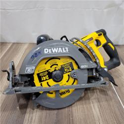 AS-IS DEWALT FLEXVOLT 60V MAX Cordless Brushless 7-1/4 in. Wormdrive Style Circular Saw (Tool Only)