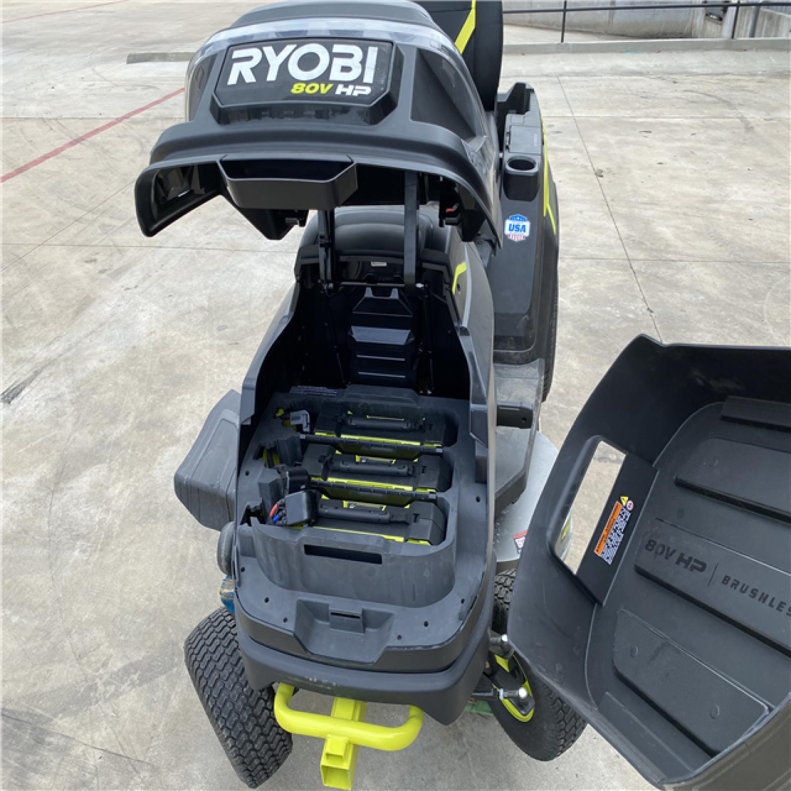 Houston Location AS IS - Ryobi 42 T42LI Riding Mower