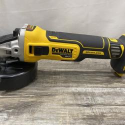 AS-IS DEWALT 20V MAX XR Cordless Brushless 4.5 in. Slide Switch Small Angle Grinder with Kickback Brake (Tool Only)