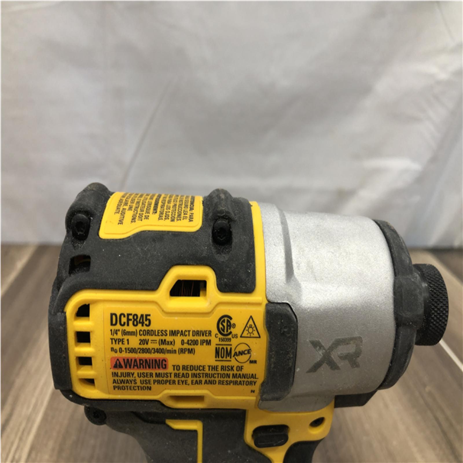 AS-IS DEWALT 20V MAX XR Cordless Brushless 1/4 in. 3-Speed Impact Driver (Tool-Only)