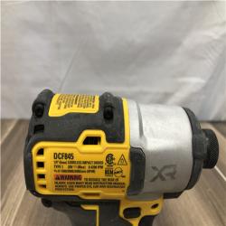 AS-IS DEWALT 20V MAX XR Cordless Brushless 1/4 in. 3-Speed Impact Driver (Tool-Only)