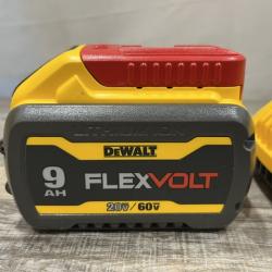 AS-IS DEWALT 20V/60V MAX FLEXVOLT Lithium-Ion 9.0Ah Battery and Charger Starter Kit