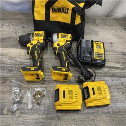 AS-IS DEWALT ATOMIC 20-Volt MAX Lithium-Ion Cordless Combo Kit