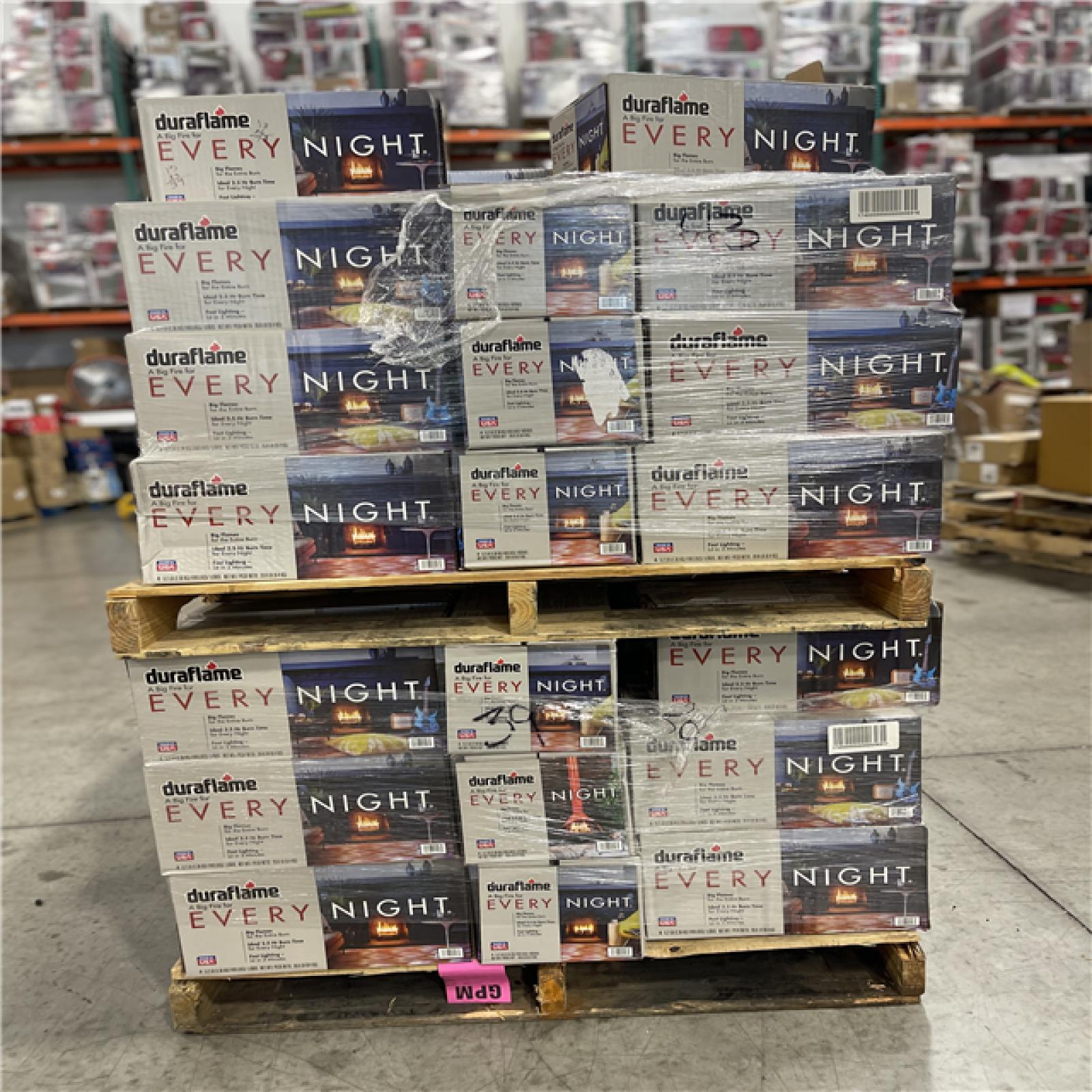 DALLAS LOCATION- DURAFLAME EVERY NIGHT FIRE LOGS PALLET (82 UNITS)