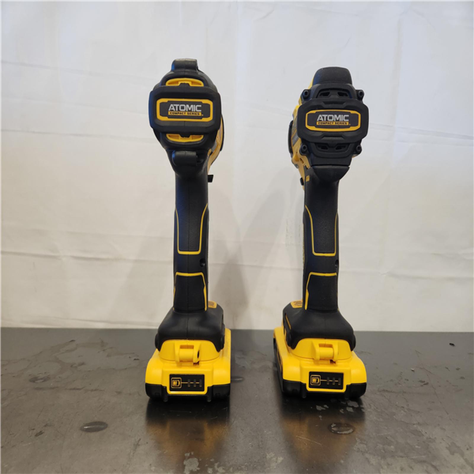 AS-IS- DEWALT ATOMIC 20-Volt MAX Lithium-Ion Cordless Combo Kit