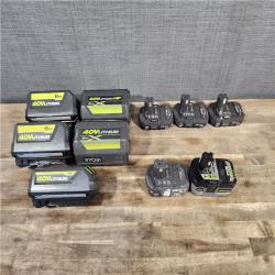 HOUSTON LOCATION - AS-IS RYOBI BATTERY PACK QTY - 10