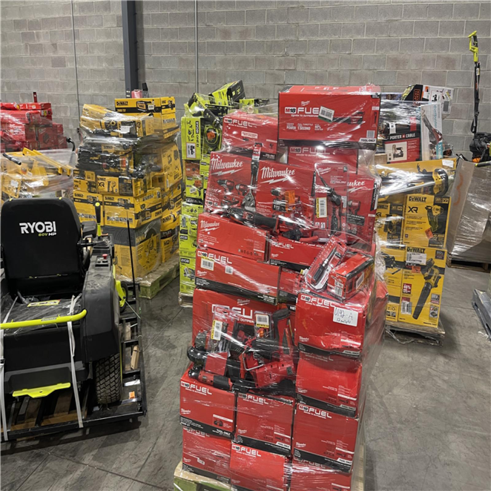 Pittston Location As-Is Power Tools Partial Truckload (12 pallets) 0142-A