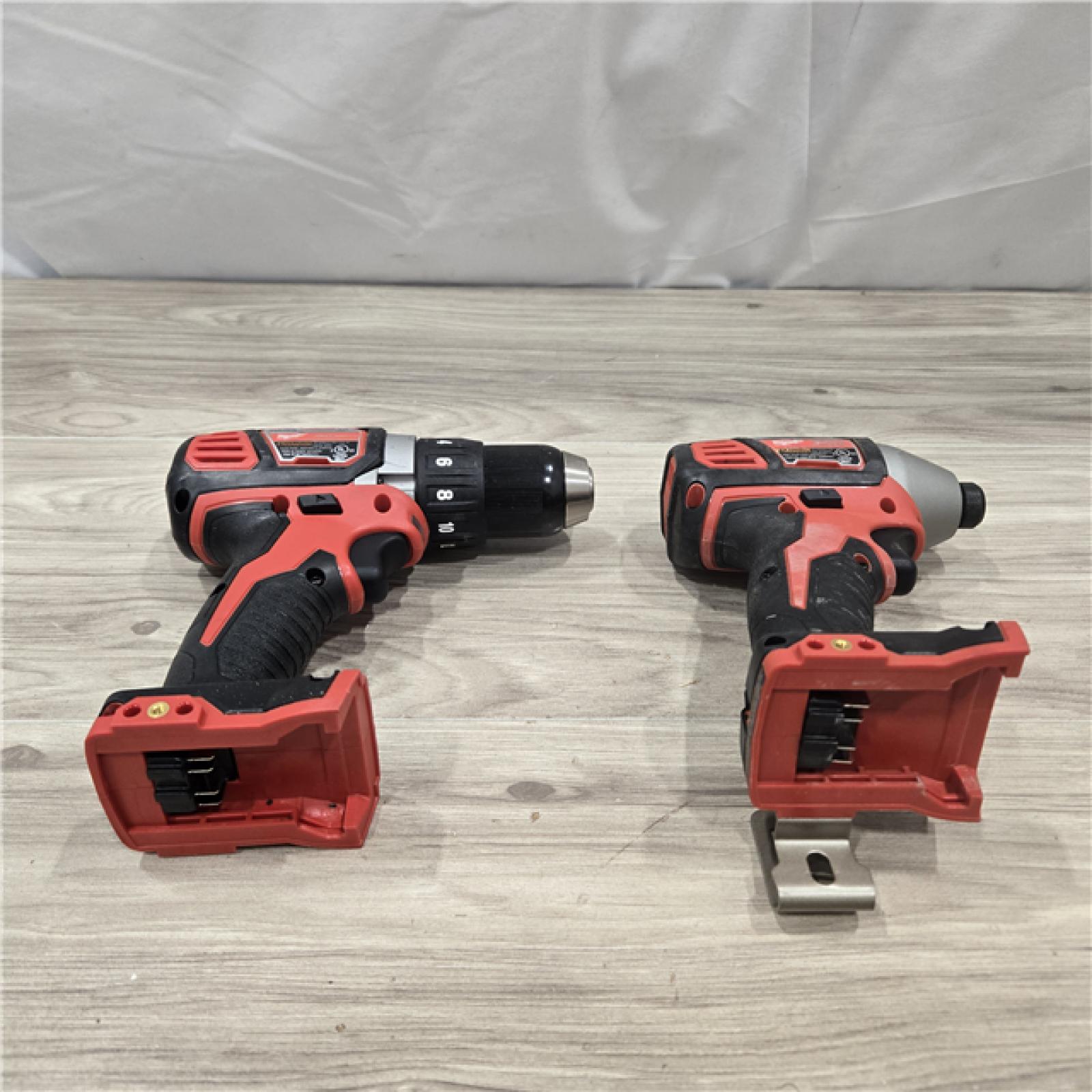 AS-IS Milwaukee 18V Cordless 2-Tool Drill/Driver and Impact Driver Kit