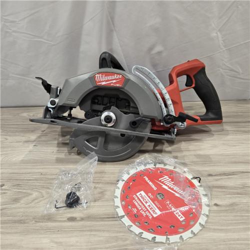 AS-IS MILWAUKEE 7-1/4 REAR HANDLE CIRCULAR SAW (TOOL ONLY)