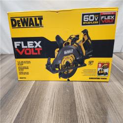 NEW! - DEWALT 60V FLEXVOLT MAX Lithium-Ion 7-1/4 Brushless Cordless Wormdrive Style Circular Saw Kit 9.0 Ah