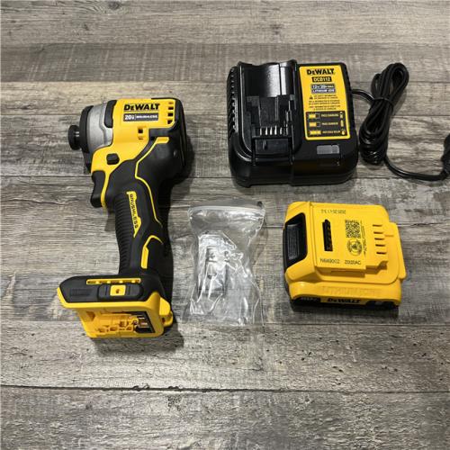 AS-IS DEWALT Atomic 20V Max Lithium-Ion Brushless Cordless Compact 1/4 in. Impact Driver Kit
