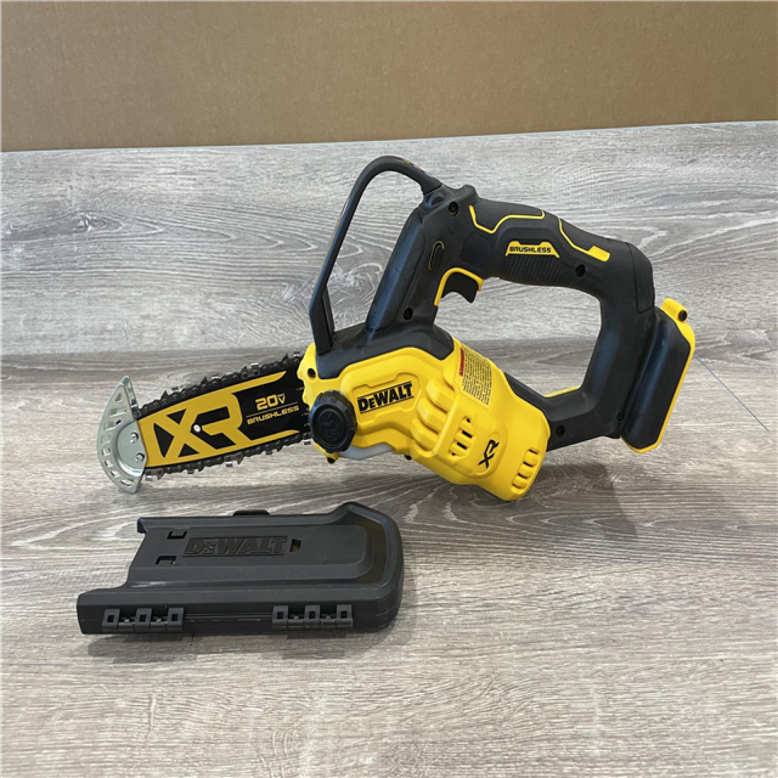 AS-IS DEWALT 20V MAX 8 in. Brushless Cordless Battery Powered Pruning Chainsaw (Tool Only)