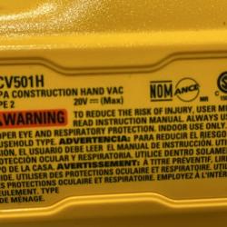AS-IS DEWALT Bagless 20V MAX Stick Cordless General Dirt Filter Handheld Vacuum (Tool Only)