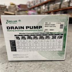NEW! - ZOELLER DRAIN PUMP