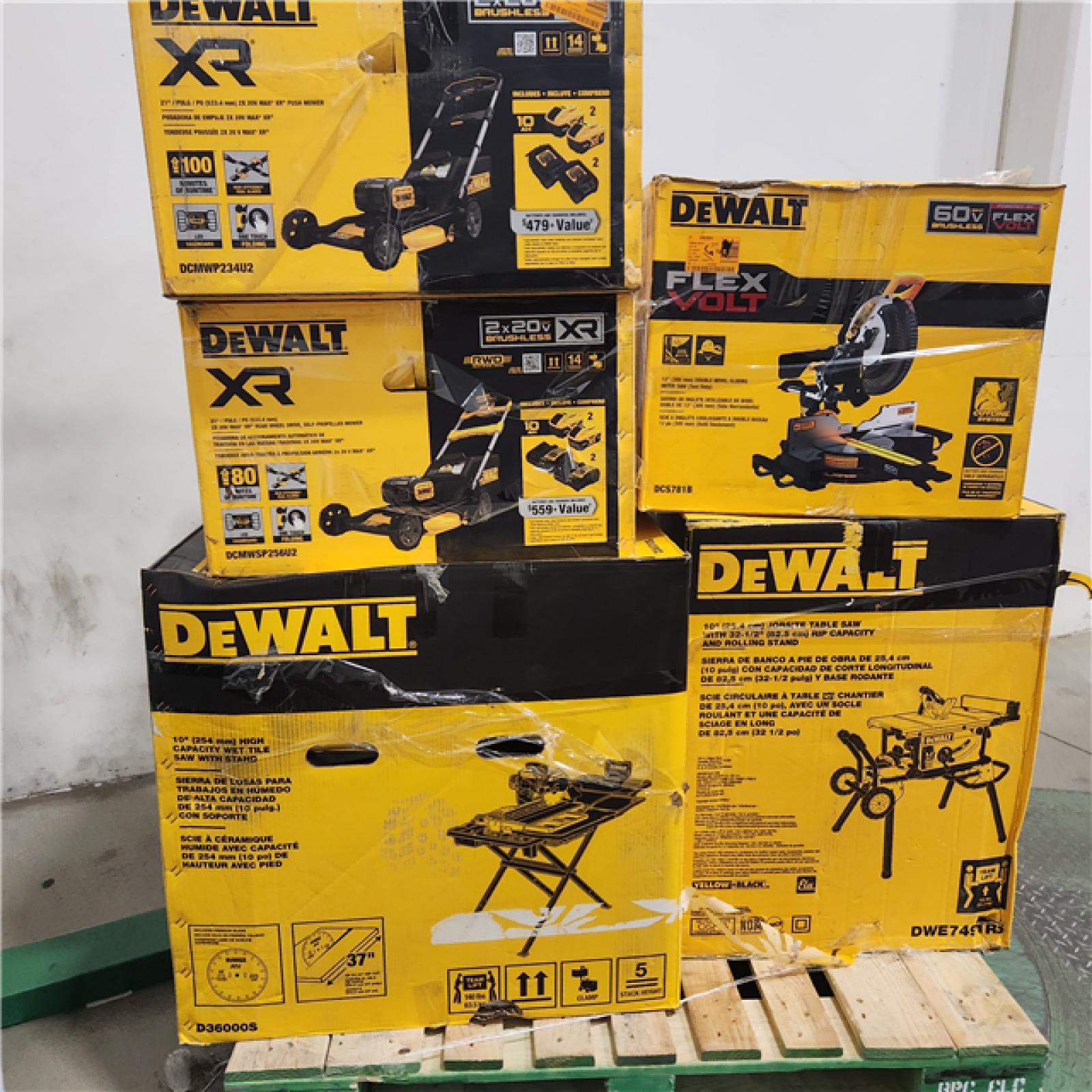 Dallas Location - As-Is DEWALT Tool Pallet