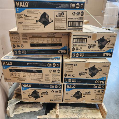 Phoenix Location NEW HALO 4 in. Air-Tight IC Rated Fire Safe New Construction Recessed Housing Pallet (11-Boxes)