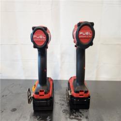 AS-IS- Milwaukee FUEL 18V Lithium-Ion Brushless Cordless Hammer Drill and Impact Driver Combo Kit