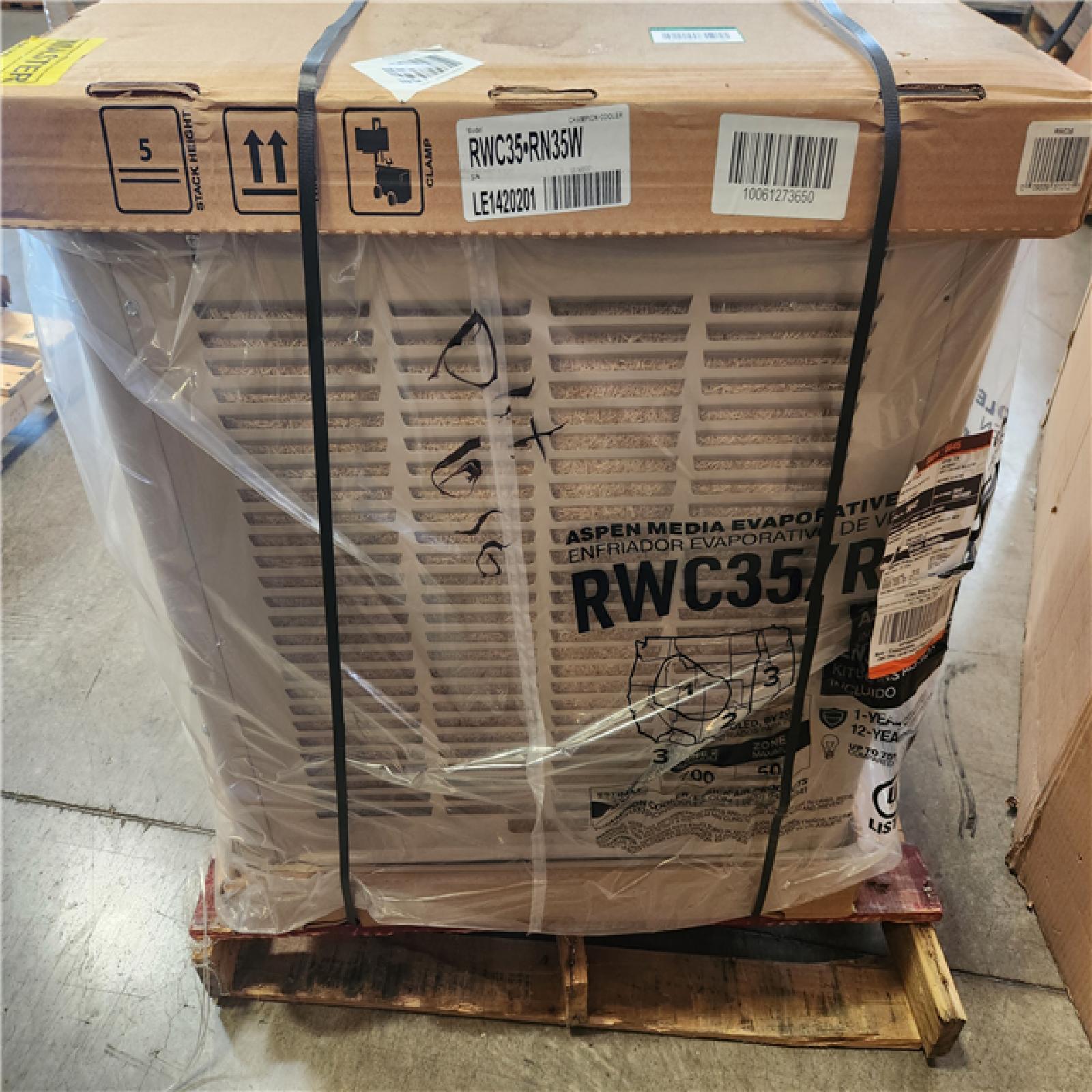 Phoenix NEW Champion Cooler 3300 CFM 2-Speed Window Evaporative Cooler for 900 sq. ft. (with Motor and Remote Control)