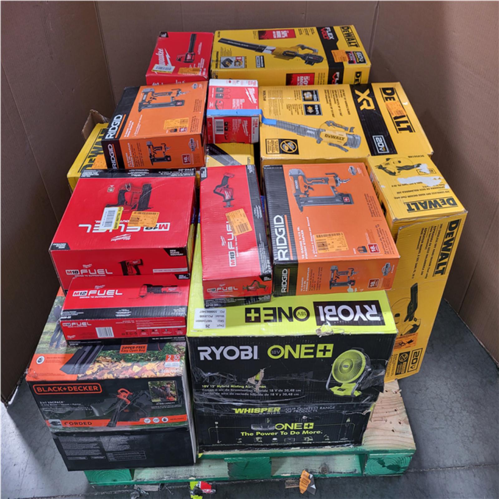 CALIFORNIA AS-IS TOOL PALLET