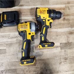 HOUSTON LOCATION - AS - IS DEWALT 20V MAX Cordless Drill  Impact Driver  2-Tool Power Tool Combo Kit  Brushless Power Tool Set with 2 Batteries and Charger Included (DCK277D2) C