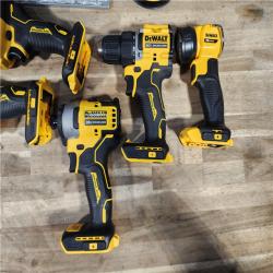 HOUSTON LOCATION - AS-IS (APPEARS LIKE NEW) DEWALT 20-Volt MAX Lithium-Ion Cordless 7-Tool Combo Kit with 2.0 Ah Battery, 5.0 Ah Battery and Charger