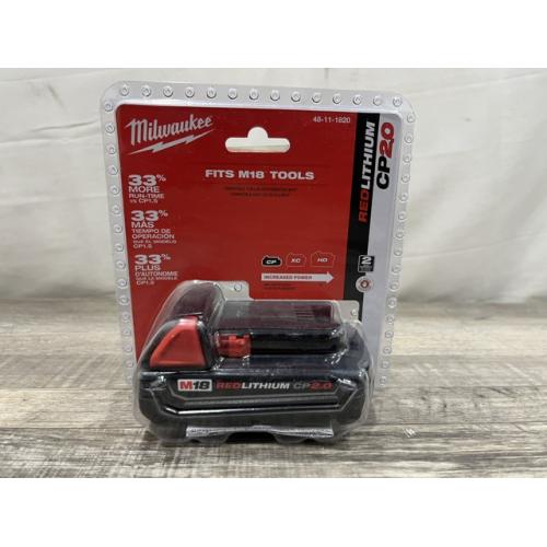 NEW - Milwaukee 18V Lithium 2.0 Battery Pack