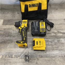 AS-IS DEWALT Atomic 20V Lithium-Ion Cordless Compact 1/2 in. Drill/Driver Kit