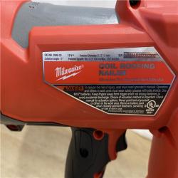 AS-IS Milwaukee FUEL 18-Volt Lithium-Ion Brushless Cordless Coil Roofing Nailer (Tool Only)