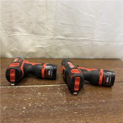 AS-IS Milwaukee M12 12V Lithium-Ion Cordless Drill Driver/Impact Driver Combo Kit with Two 1.5Ah Batteries, Charger and Bag (2-Tool)