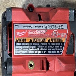 Houston Location AS-IS Milwaukee FUEL Hammer Drill Driver and Battery