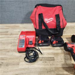 HOUSTON LOCATION - AS - IS Milwaukee 18V Lithium-Ion Brushless Cordless Compact Drill/Impact Combo Kit