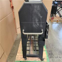 Phoenix AS-IS Nexgrill Oakford 1150 Reverse Flow Offset Smoker Charcoal Grill in Black